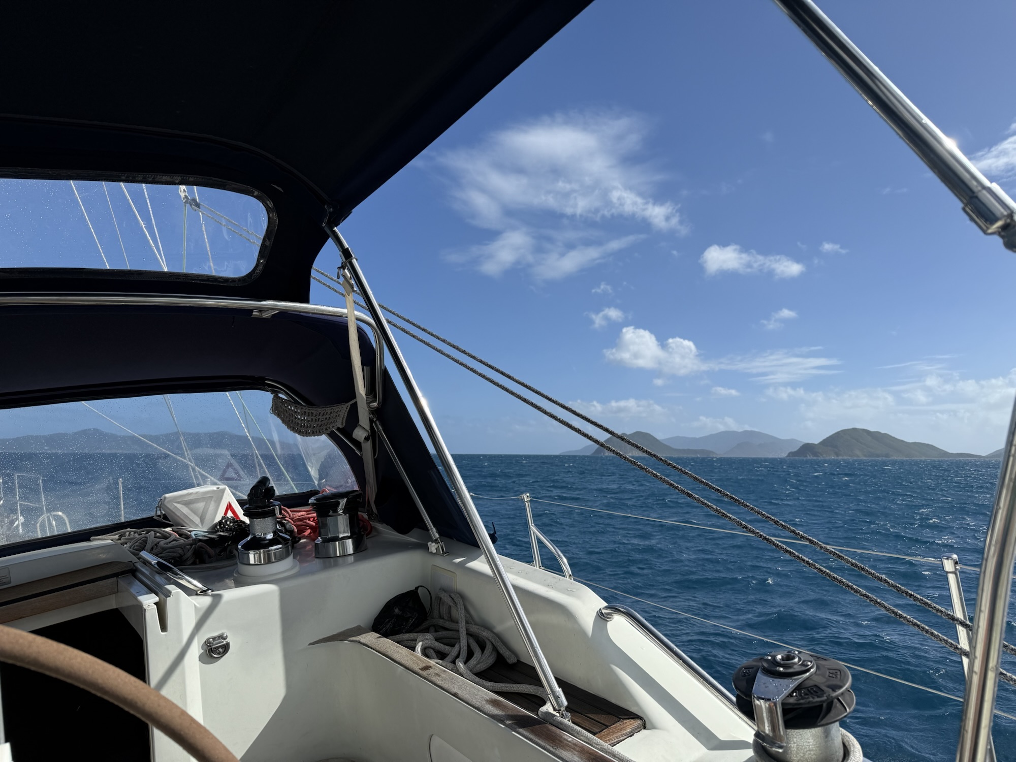 Cleared into the BVI